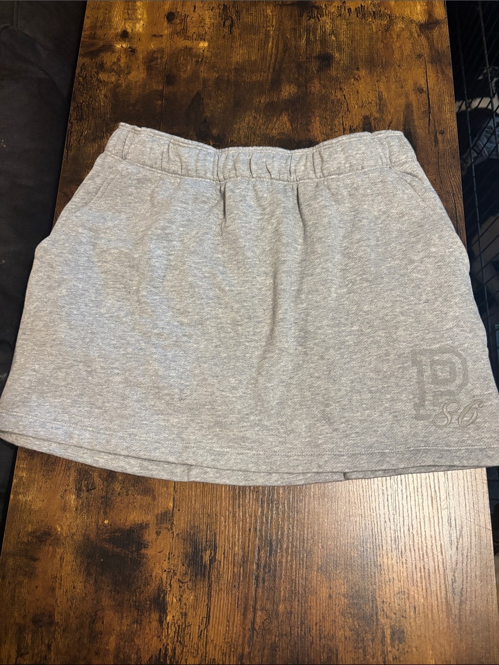 PINK Victoria's Secret Heather Gray Mini Skort